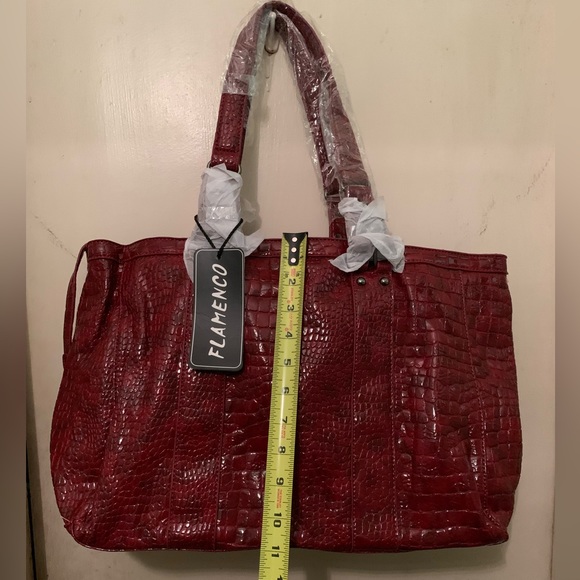 ✨⚡️💥Snake red Satchel Special Edition Snake Embossed Handbag - Picture 2 of 4